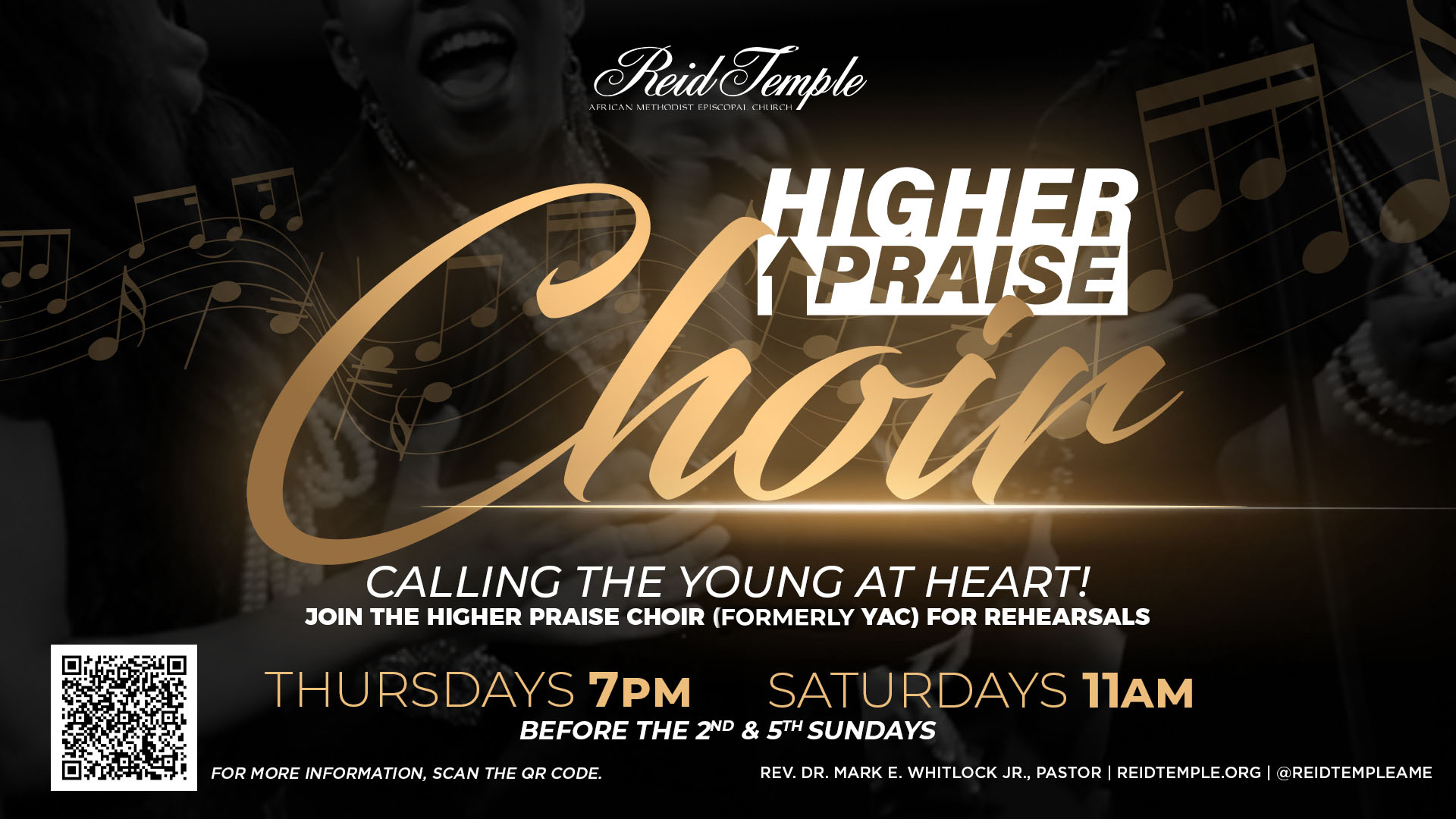 Higher Praise Choir Flyer