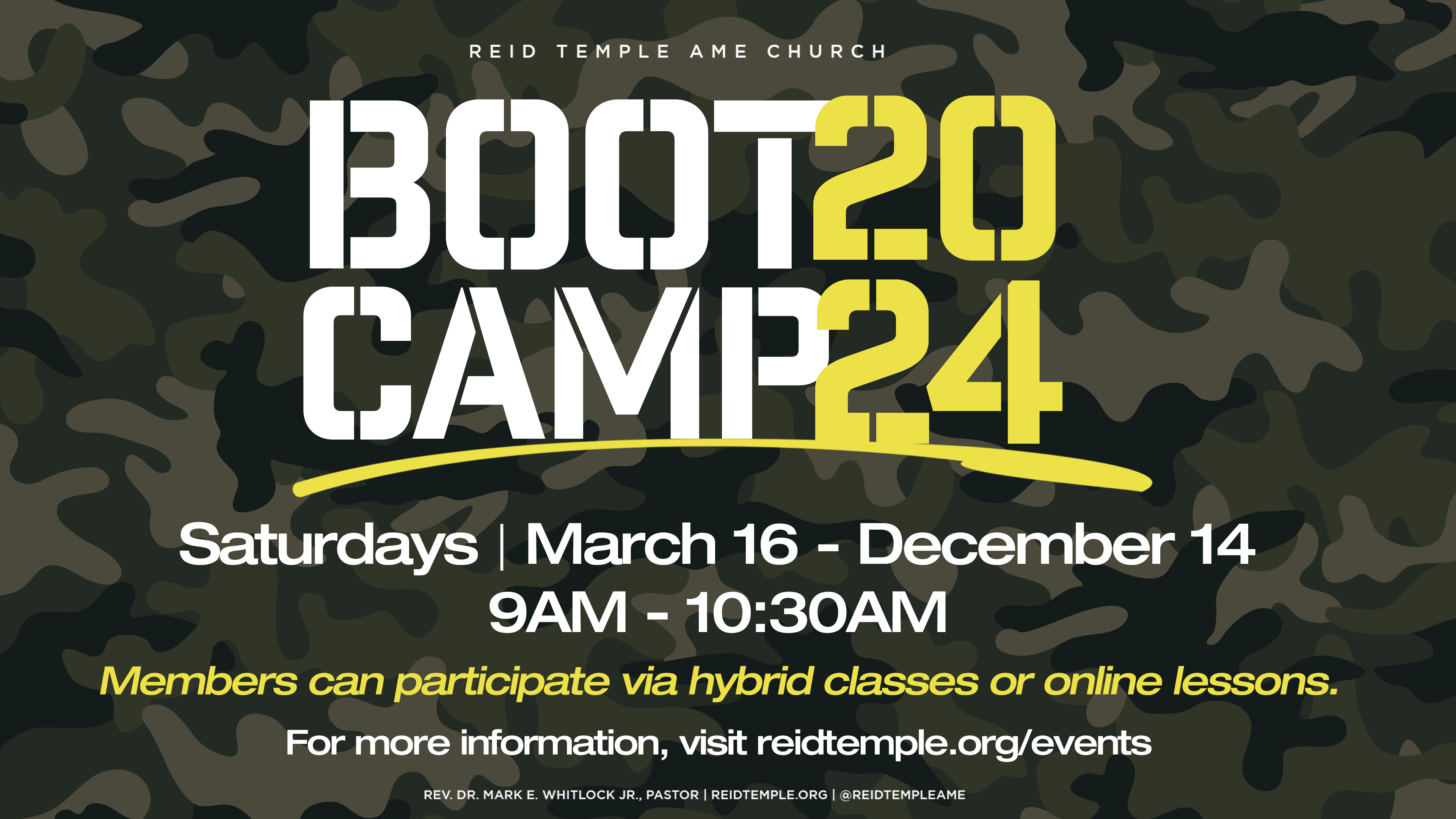 Discipleship Boot Camp 2024